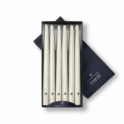 Taper Candle, Ivory, 12 In., 12-Ct.
