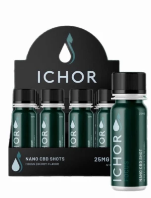Focus CBD Single Shot Berry Flavor 2 Ounce Bottle