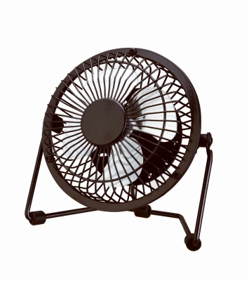 High Velocity Personal Fan 4 Inch, Plug or USB Powered for Versatile Use