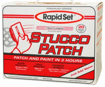 Fast Setting Stucco Patch, 10 Lbs.