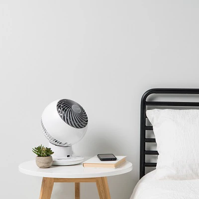 Desktop Fan, 5 Speed, Remote Control, White, 353 Sq. Ft. Coverage