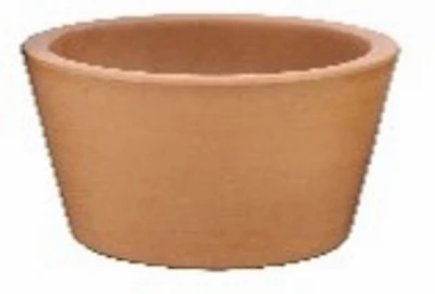Red Clay Planter Pot, 8.5 Inch Diameter, Durable Terracotta Material
