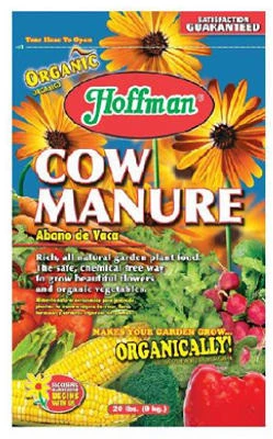 Cow Manure, 20 Pounds - All Natural Soil Conditioner For Healthy Growth