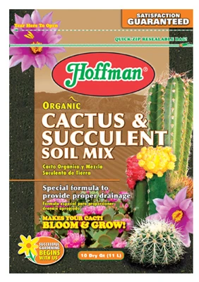 Cactus & Succulent Planting Mix, 10 Quarts - Ideal For Jungle & Desert Cacti