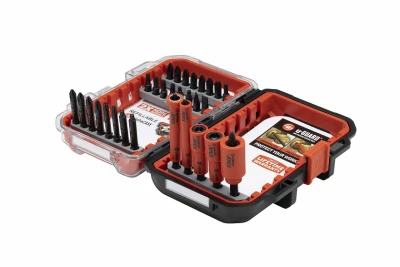 30-Piece U-Guard Impact Driver Bit Fastening Set with AlphaCASE Storage Case