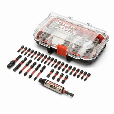 31-Pc. Vortex Impact Driver Bit Fastening Set & Holder