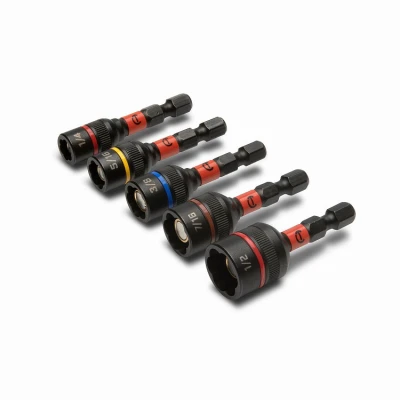 5-Pc. Bolt Biter Impact Nut Driver & Extractor Set