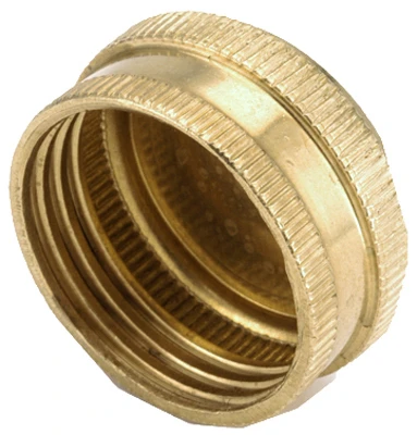 Lead-free Brass Garden Hose Cap, 3/4-inch Ght, Model 757404-12