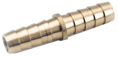 Pipe Fitting, Barb Mender, Lead Free Brass, 1/4 In.