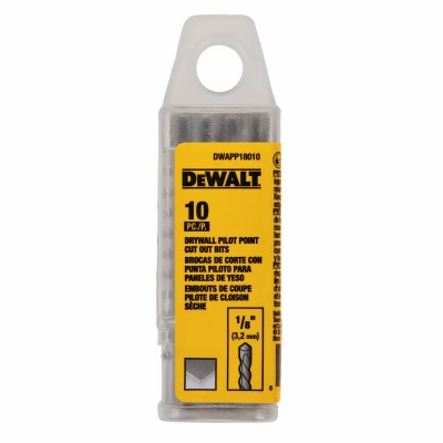 Drywall Cut Out Drill Bit, 1/8 In., 10-Pk.