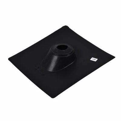 Thermoplastic Roof Flashing with 18 by 18 Inch Base and 3 Inch Pipe Diameter