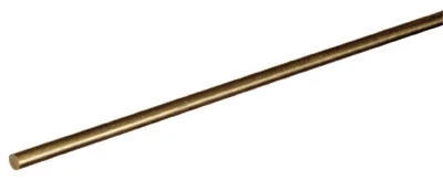 Round Brass Rod, 3/16 x 36 In.