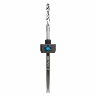 Rapid Core Eject Quick-Change HSS Hole Saw Arbor, 3/8 In.