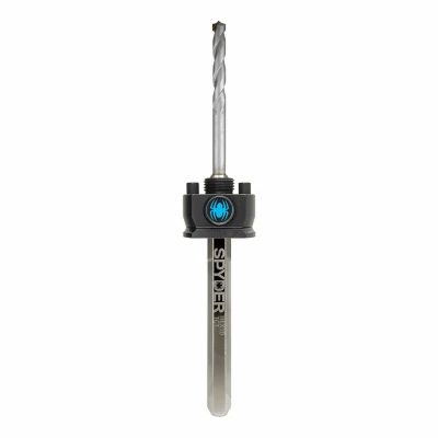 Rapid Core Eject Quick-Change Hole Saw Arbor + Hex 10 Pilot, 1/2 In.
