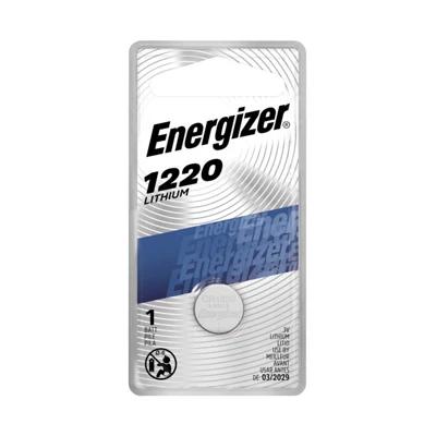 Lithium Coin Battery, 1220, 1 Pack