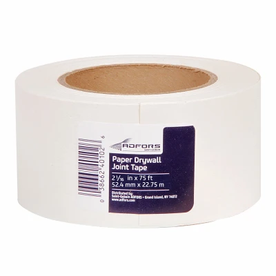 Paper Drywall Joint Tape, White, 2-1/16 In. x 75 Ft.