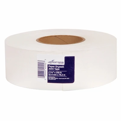 Paper Drywall Tape, White, 2-1/16 In. x 250 Ft.