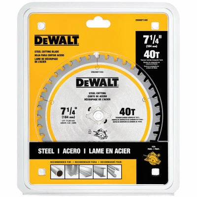 Metal Circular Saw Blade, 40-Tooth, 7-1/4 In.