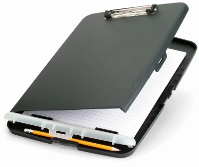 Slim Clipboard Storage Box & Storage Compartment, 14-1/2 x 10 x 1-1/4 In.