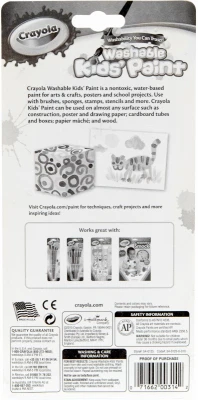 Washable Paint Set, 18 Colors