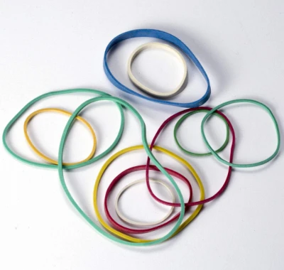 Rubber Bands Assorted Sizes and Colors 1.375 Ounce Pack