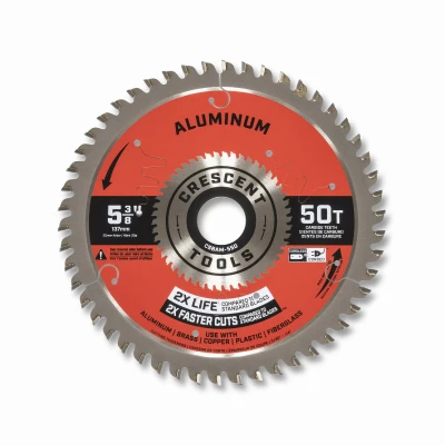 Medium Aluminum Circular Saw Blade, 50-Tooth, 5-3/8 In.