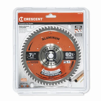 Circular Saw Blade, Medium Aluminum, 7-1/4 In. x 60 Tooth