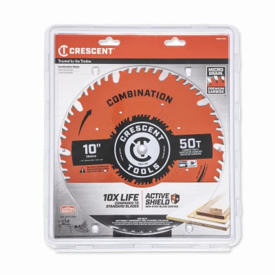 Combination Circular Saw Blade, 50-Tooth, 10 In.