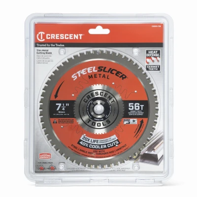 SteelSlicer Thin Metal Circular Saw Blade, 56-Tooth, 7-1/4 In.