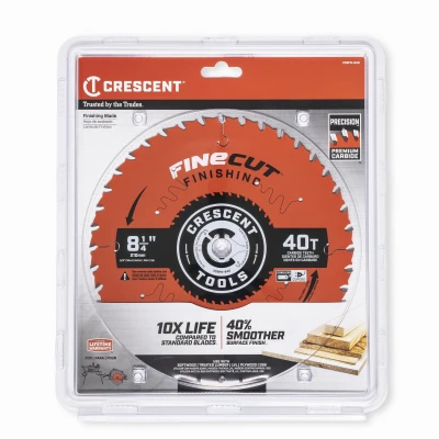 FineCut Finishing Circular Saw Blade, 40-Tooth, 8-1/4 In.
