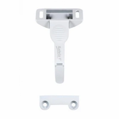 Spring-Loaded Cabinet & Drawer Safety Latch, 10-Pk.
