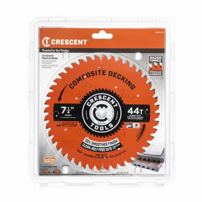 Composite Decking Circular Saw Blade, 44-Tooth, 7-1/4 In.