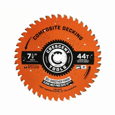 Composite Decking Circular Saw Blade, 44-Tooth, 7-1/4 In.