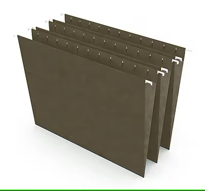 Letter-size Folders, Green, 25-Pk.