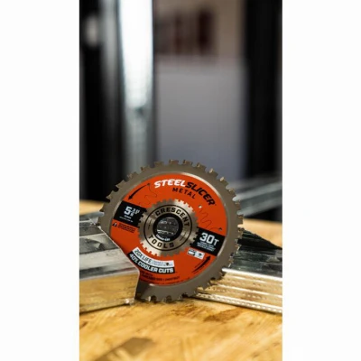 SteelSlicer Circular Saw Blade, Medium Metal, 5-3/8 In. x 30 Tooth