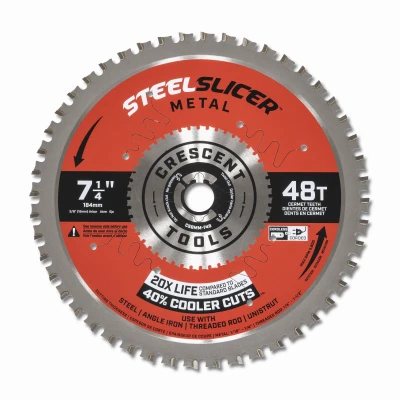 SteelSlicer Circular Saw Blade, Medium Metal, 7-1/4 In. x 48 Tooth