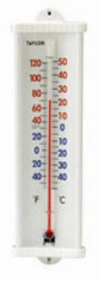 Outdoor Thermometer, -40 to 120 Degrees, 12 In.