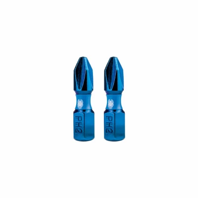 PH2 Phillips Impact Driver Bits, 1 In., 2-Pk.