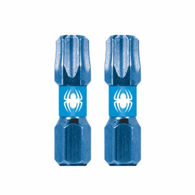 T40 Torx Impact Driver Bits, 1 In., 2-Pk.