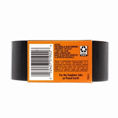 Ultimate Black Duct Tape, 1.88 Inches Wide by 20 Yards Long