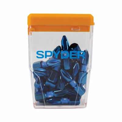PH2 Mach-Blue Phillips Impact Driver Bits, 1 In., 25-Pk. Case