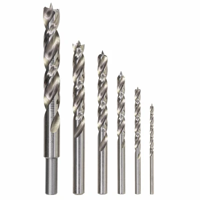6-Pc. Stinger Brad Point Drill Bit Set