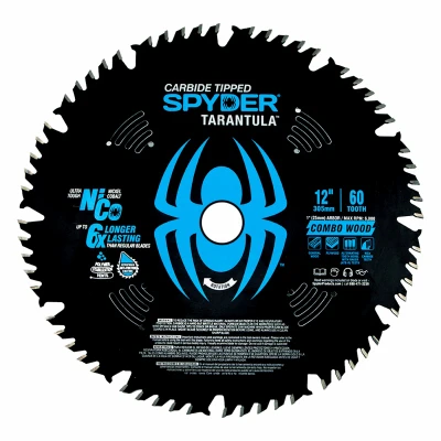 Tarantula Combination Circular Saw Blade, 60-Tooth, 12 In.