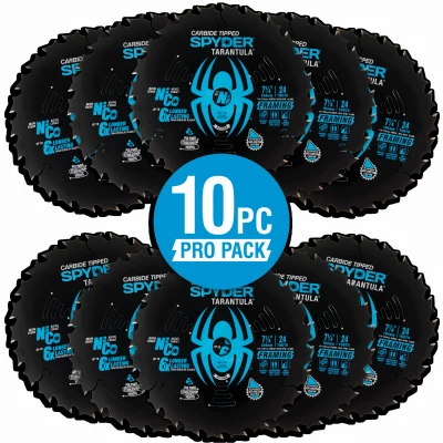 Tarantula Framing Circular Saw Blade, 24-Tooth, 7-1/4 In., 10-Pk.