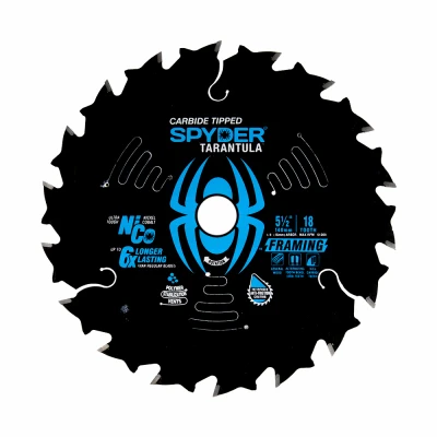 Tarantula Framing Circular Saw Blade, 18-Tooth, 5-1/2 In.