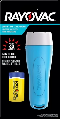 Handheld LED Flashlight, Includes Batteries