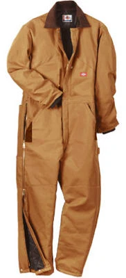 Insulated Coveralls, Tall Fit, Brown Duck, Men's XL