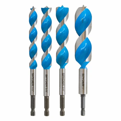 4-Pc. Stinger Spade Woodboring Drill Bit Set