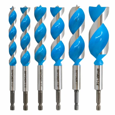 6-Pc. Stinger Spade Woodboring Drill Bit Set