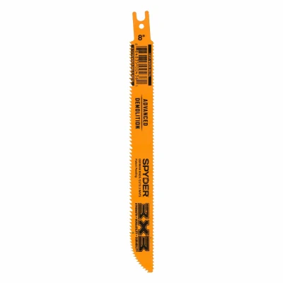 Spyder 3x3 8-in 8/12-TPI Demolition Reciprocating Saw Blade Spyder 3x3 8-in 8/12-TPI Demolition Reciprocating Saw Blade